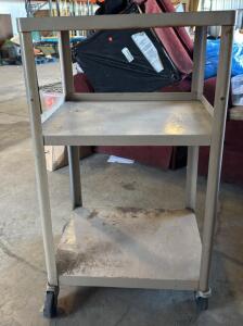 3 Shelf Rolling Cart 42.5&rdquo; Tall x 24&rdquo; Wide x 18.25&rdquo; Deep