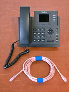 Yealink SIP-T33G HD VoIP Office Phone & CAT5e Ethernet Cable