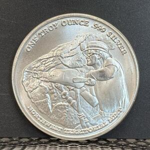 One Troy Ounce .999 Silver Coin by Pan American Silver Corp