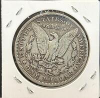 1900 Morgan Silver Dollar Coin, Philadelphia Mint, 90% Silver - 2