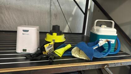 Assorted Items , So Clean Machine, 12v Vacuum, Polar Care 300 & more