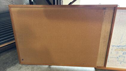 (1) 4&rsquo;x2&rsquo; Folding Table (1) 3&rsquo;x2&rsquo; Dry Erase Board (1) 3&rsquo;x2&rsquo; Cork Board