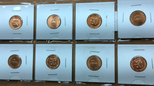 (8) US Treasury Commemorative Medallions