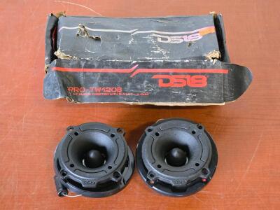 (2) DS18 Pro-TW120B 1" Tweeters