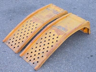 (2) Metal Car Ramps