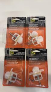 (4) Screen Door Roller Assemblies