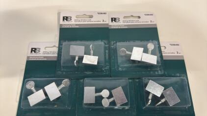 (5) Packs Of Sliding Window Locks