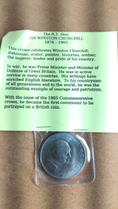 Sir Winston Churchill 1965 Commemorative Crown