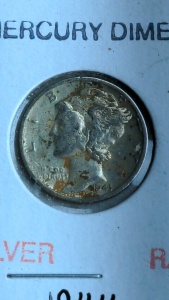 1944 Mercury Dime