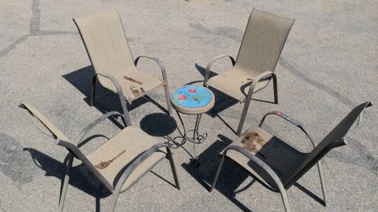 Deck Chairs & Table