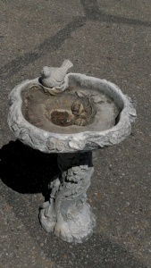 Concrete Birdbath