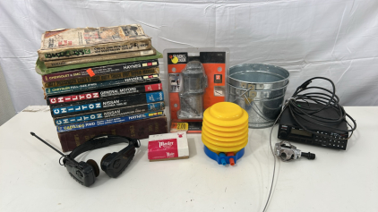 (1) Uniden Bearcat BC760XLT Scanner (1) Shimano PD-M540 SPD Pedal (11) Books About Cars & More