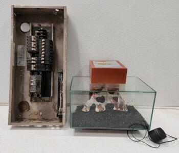 (1) Fluval Edge Aquarium Kit (1) Electrical Breaker Panel