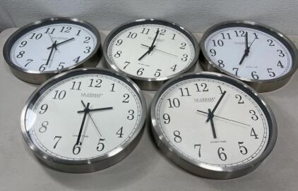 (4) LA CROSSE TECHNOLOGY Atomic Time (Please Read Description)