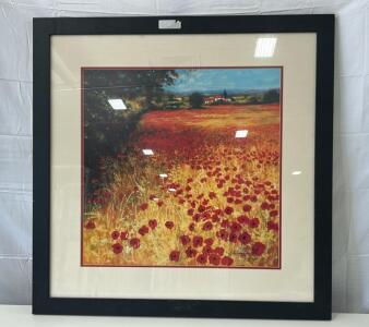 (1) "Field Of Red And Gold" By Steve Thoms