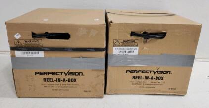 (2) Perfect Vision RG6 Coaxial Cable Reel In A Box