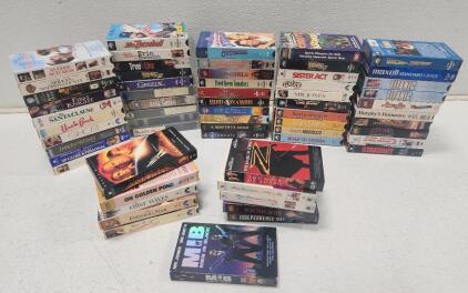 (61) Assorted VHS Tapes