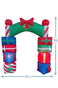 (1) 8ft Outdoor Inflatable Holiday Arch