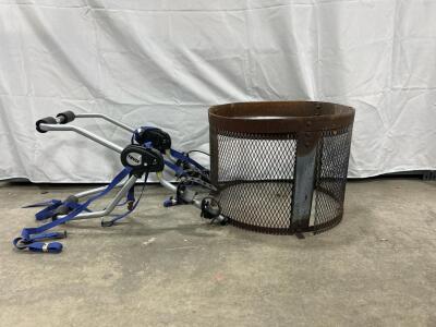 (1) Thule Pro Bike Rack Trunk / Hatchback 2-Bike (1) Metal Fire Ring