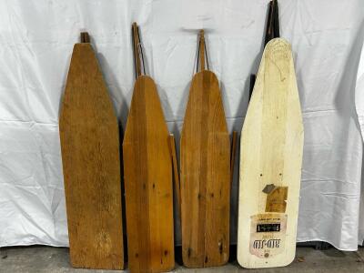 (4) Vintage Wooden Folding Ironing Boards