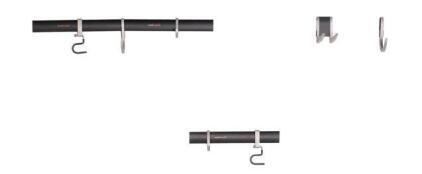 (1) Neatfreak Neat-Trax 12-Piece Heavy Duty Garage Organizer System &ndash; Wall Mounted Tool Storage Rack Set