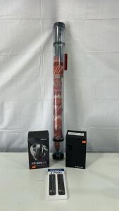 (2) Clforczh Head Shaver 8780- Valued At $55 Each (1) Monsoon &ldquo;Bright Lights&rdquo; Illuminated Umbrella
