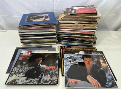 (150+) Vintage Vinyl Records Including Michael Jackson And Conway Twitty