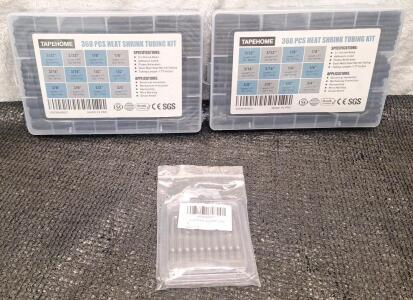 (2) 360-Piece Heat Shrink Tubing Kits & (1) 5-Piece T25 Bit Sets