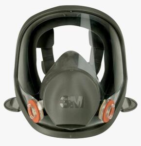 (1) 3M Reusable Full Face Mask Respirator, Large, # 6900