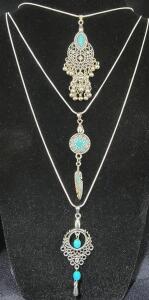 (3) Different Turquoise Necklaces