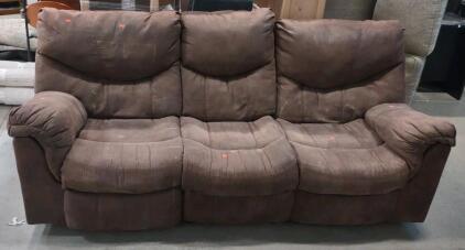 3-Seater Alzena Gunsmoke Reclining Sofa