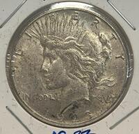 1923 United States Peace Dollar Coin, Silver, Lady Liberty Design - 3
