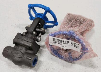(2) Jenkins 800 Forged Steel Gate Valve