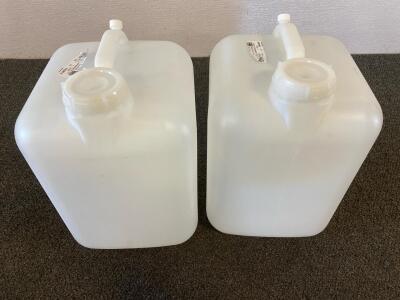 (2) 5 Gal Camping Water Jugs, (2) Scepter 20L Water Jugs