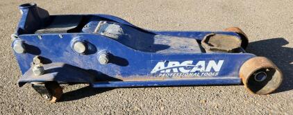 Arcan ALJ3T 3 Ton Floor Jack, Blue, Steel, Dual Piston Mechanism
