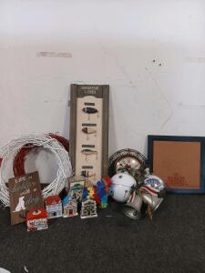 Homemade Fisging Lure Sign, Dog sign, Christmas Decorations And More