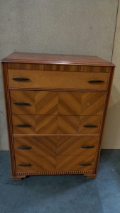 5 Drawer Wood Chest