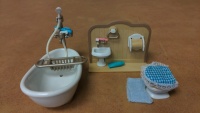 Calico Critters Miniature Bathroom Set