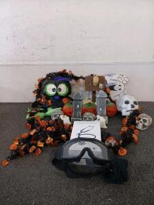 Halloween Decorations, Stethoscope, Snowboarding Goggles,