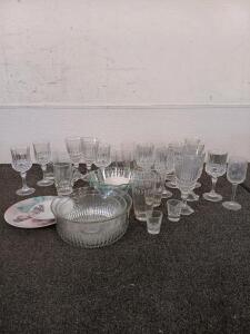 Plates, Bowls, Cups, Shot Glasses, Mugs, Tea Cup.