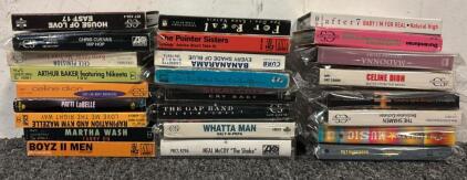 (50)+ Vintage Cassette Tapes ft. Madonna, Celine Dion, Boyz II Men, & More!