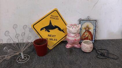 Outdoor And Indoor Decoration Including Photo Stand, Cookie Jar, And More