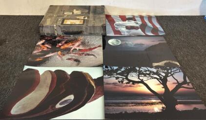 Antique Case & (15)+ Professional Photography Prints by Wayne Kidwell