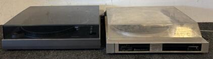 Vintage Rotel RP-3000 Direct-Drive Turntable & Vintage Mitsubishi DP-15 Turntable