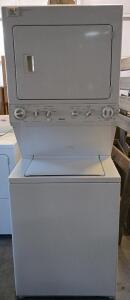 Kenmore Laundry Center, Which is a Single, Vertical Unit That Combines a Washer and a Dryer. 74.5"x28.5"x27"