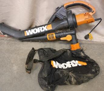 WORX TRIVAC 3-in-1 Electric Leaf Blower, Mulcher, and Vacuum.