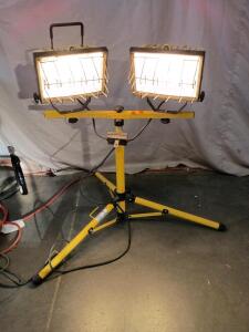 Alltrade Duel Head 1600watt PowerGlow Adjustable Stand Construction Light