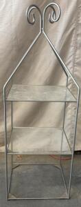 Hangable Metal Shelf H 3&rsquo; 6&rdquo; W 1&rsquo; 3&rdquo; L 1&rsquo; 3&rdquo;