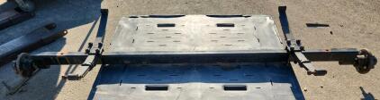 Trailer Axle with Leaf Springs, Approx. 3,500 lbs Capacity, 95" Length