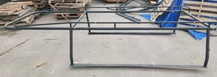 Black Steel Truck Ladder Rack, Over-bed Mount, 800 lbs Capacity
